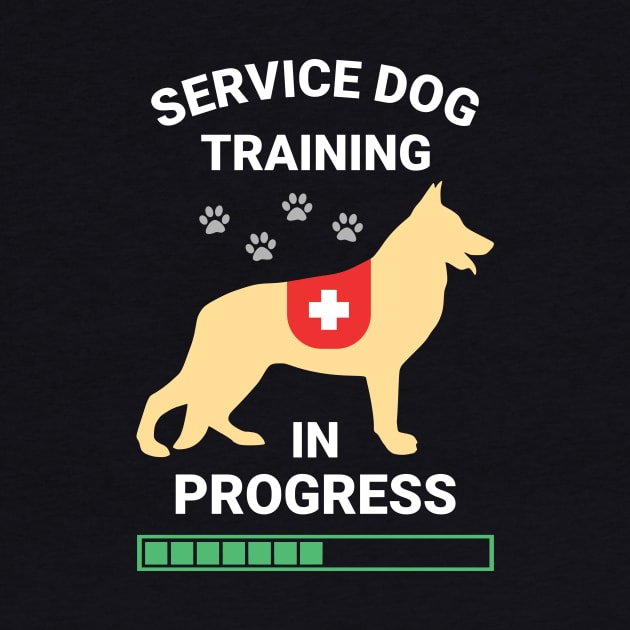 German Shepherd Service Dog in Training by RogerTheCat